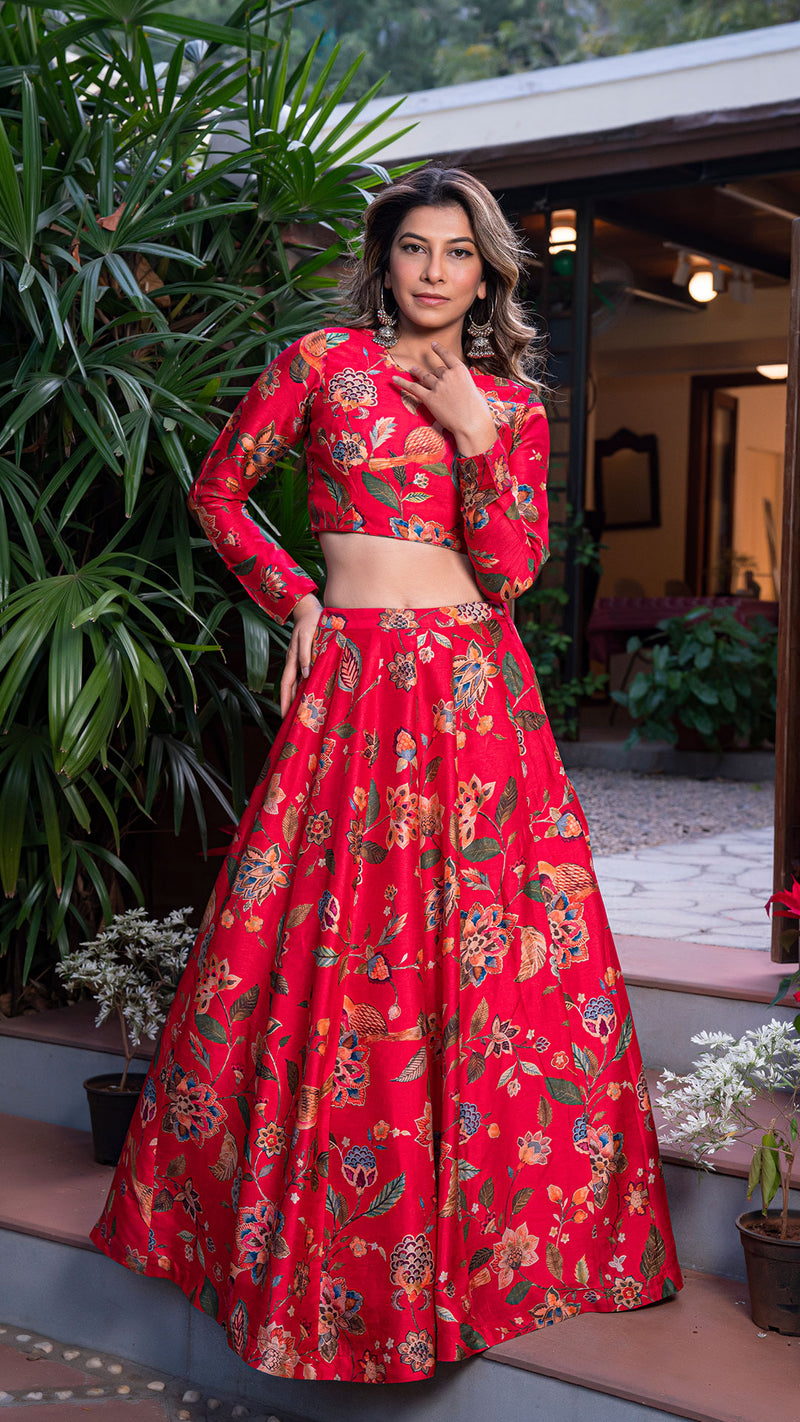 Beauteous Black Lehenga With Crop Top For Party Wear – Cygnus Fashion